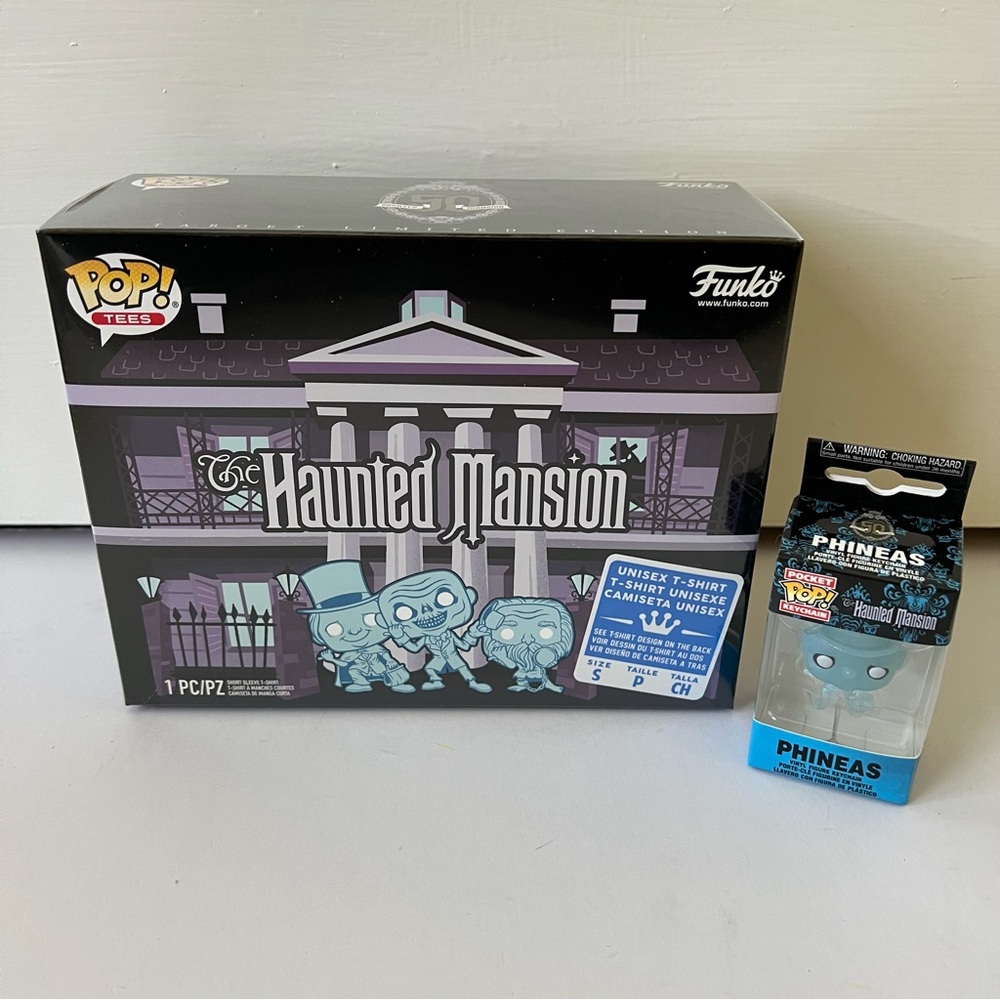 Disney Haunted Mansion Funko POP Shirt And Keychain